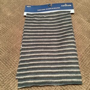 Juncture Men's Striped Fleece Scarf. 303
